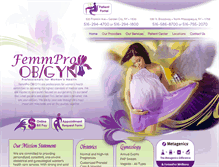 Tablet Screenshot of femmproobgyn.com